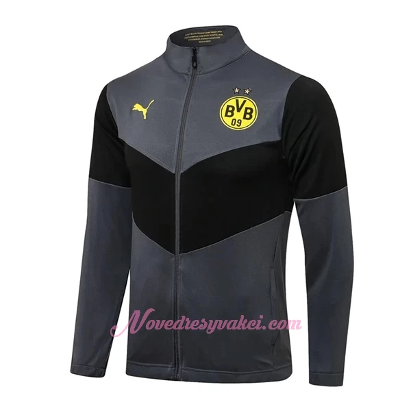 BVB Borussia Dortmund Teplákové Soupravy 2022-23 Tmavě Šedá