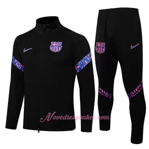 FC Barcelona Teplákové Soupravy 2022-23 Černá FC Barcelona Teplákové Soupravy 2022-23 Černá