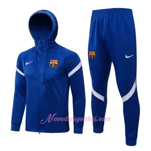 FC Barcelona Tréninkový Bunda Kapucí Soupravy 2022-23 Modrá FC Barcelona Tréninkový Bunda Kapucí Soupravy 2022-23 Modrá