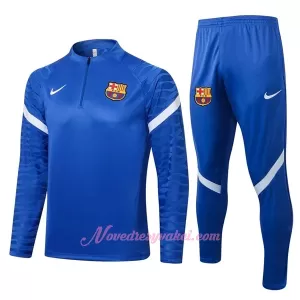 FC Barcelona Tréninkový Mikina Soupravy 2022-23 Modrá Bílá FC Barcelona Tréninkový Mikina Soupravy 2022-23 Modrá Bílá