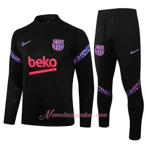 FC Barcelona Tréninkový Mikina Soupravy Dětské 2022-23 Černá FC Barcelona Tréninkový Mikina Soupravy Dětské 2022-23 Černá