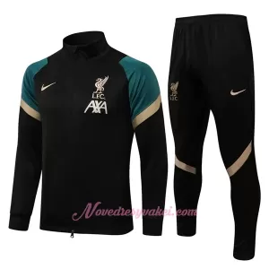 Liverpool FC Teplákové Soupravy Dětské 2022-23 Černozelená Liverpool FC Teplákové Soupravy Dětské 2022-23 Černozelená