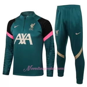 Liverpool FC Tréninkový Mikina Soupravy Dětské 2022-23 Zelená Liverpool FC Tréninkový Mikina Soupravy Dětské 2022-23 Zelená