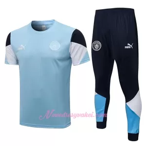 Manchester City Tréninkový Dresy Soupravy 2022-23 Světle Modrá Manchester City Tréninkový Dresy Soupravy 2022-23 Světle Modrá