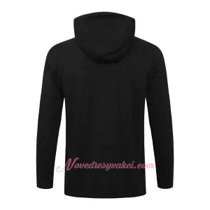 Paris Saint-Germain Tréninkový Bunda Kapucí Soupravy 2022-23 Černá