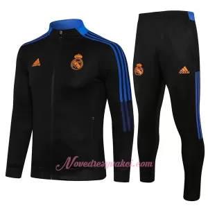 Real Madrid Teplákové Soupravy Dětské 2022-23 Černá Modrá Real Madrid Teplákové Soupravy Dětské 2022-23 Černá Modrá