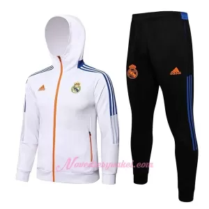 Real Madrid Tréninkový Bunda Kapucí Soupravy 2022-23 Bílá Real Madrid Tréninkový Bunda Kapucí Soupravy 2022-23 Bílá