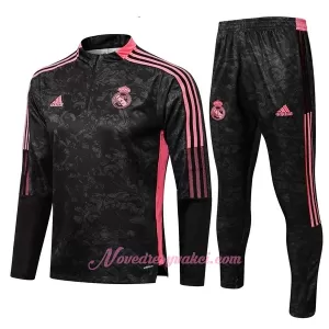 Real Madrid Tréninkový Mikina Soupravy Dětské 2022-23 Černá Červená Real Madrid Tréninkový Mikina Soupravy Dětské 2022-23 Černá Červená