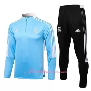 Real Madrid Tréninkový Mikina Soupravy Dětské 2022-23 Světle Modrá Real Madrid Tréninkový Mikina Soupravy Dětské 2022-23 Světle Modrá