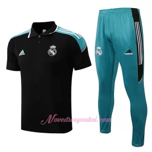 Real Madrid Tréninkový Polokošile Soupravy 2022-23 Černá Modrá