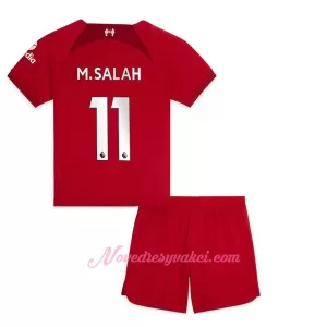 Fotbalové Dresy Liverpool FC Mohamed Salah 11 Dětské Domácí 2022-23 Fotbalové Dresy Liverpool FC Mohamed Salah 11 Dětské Domácí 2022-23