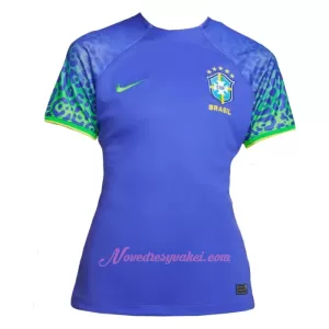 Fotbalové Dresy Brazílie Dámské Venkovní MS 2022 Fotbalové Dresy Brazílie Dámské Venkovní MS 2022