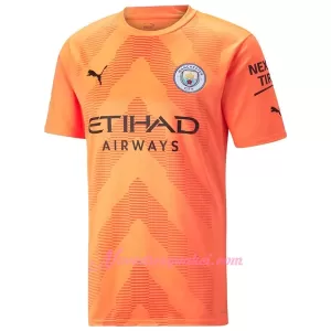 Brankářské Fotbalové Dresy Manchester City Domácí 2022-23 Brankářské Fotbalové Dresy Manchester City Domácí 2022-23