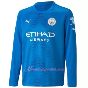 Brankářské Fotbalové Dresy Manchester City Domácí 2022-23 Dlouhý Rukáv Brankářské Fotbalové Dresy Manchester City Domácí 2022-23 Dlouhý Rukáv