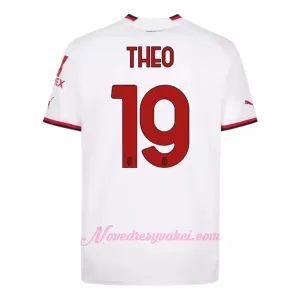 Fotbalové Dresy AC Milán Theo Hernández 19 Venkovní 2022-23