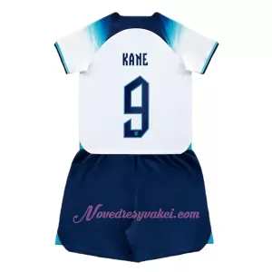 Fotbalové Dresy Anglie Harry Kane 9 Dětské Domácí MS 2022