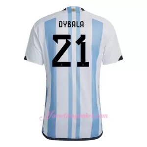Fotbalové Dresy Argentina Paulo Dybala 21 Domácí MS 2022