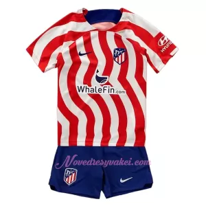 Fotbalové Dresy Atlético Madrid Dětské Domácí 2022-23 Fotbalové Dresy Atlético Madrid Dětské Domácí 2022-23