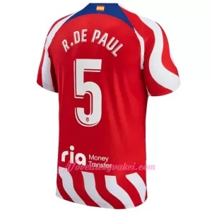 Fotbalové Dresy Atlético Madrid Rodrigo de Paul 5 Domácí 2022-23 Fotbalové Dresy Atlético Madrid Rodrigo de Paul 5 Domácí 2022-23