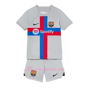 Fotbalové Dresy FC Barcelona Dětské Alternativní 2022-23 Fotbalové Dresy FC Barcelona Dětské Alternativní 2022-23