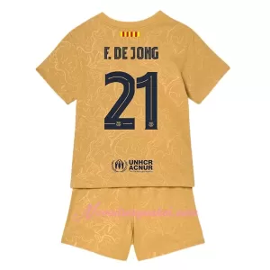 Fotbalové Dresy FC Barcelona Frenkie de Jong 21 Dětské Venkovní 2022-23 Fotbalové Dresy FC Barcelona Frenkie de Jong 21 Dětské Venkovní 2022-23
