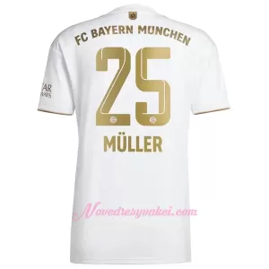 Fotbalové Dresy FC Bayern Mnichov Thomas Muller 25 Venkovní 2022-23 Fotbalové Dresy FC Bayern Mnichov Thomas Muller 25 Venkovní 2022-23