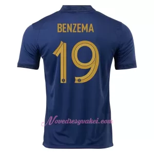 Fotbalové Dresy Francie Karim Benzema 19 Domácí MS 2022 Fotbalové Dresy Francie Karim Benzema 19 Domácí MS 2022