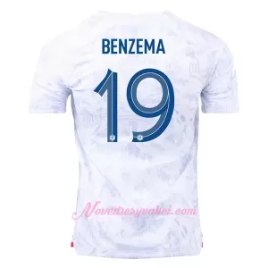 Fotbalové Dresy Francie Karim Benzema 19 Venkovní MS 2022 Fotbalové Dresy Francie Karim Benzema 19 Venkovní MS 2022