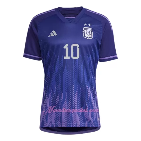 Fotbalové Dresy Lionel Messi 10 Argentina Venkovní MS 2022