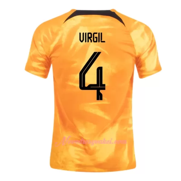 Fotbalové Dresy Virgil van Dijk 4 Nizozemsko Domácí MS 2022