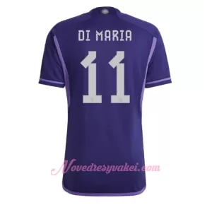 Fotbalové Dresy Argentina Angel Ángel Di María 11 Venkovní MS 2022