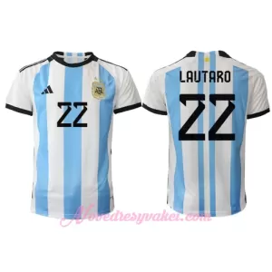 Fotbalové Dresy Argentina Lautaro Martínez 22 Domácí MS 2022 Fotbalové Dresy Argentina Lautaro Martínez 22 Domácí MS 2022