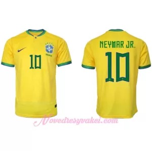 Fotbalové Dresy Brazílie Neymar Jr 10 Domácí MS 2022 Fotbalové Dresy Brazílie Neymar Jr 10 Domácí MS 2022