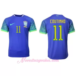 Fotbalové Dresy Brazílie Philippe Coutinho 11 Venkovní MS 2022
