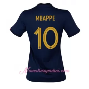 Fotbalové Dresy Francie Kylian Mbappé 10 Dámské Domácí MS 2022