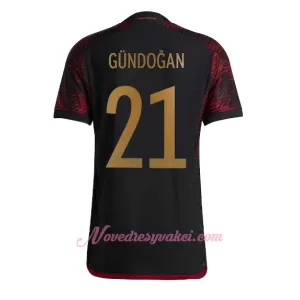 Fotbalové Dresy Německo Ilkay Gündogan 21 Venkovní MS 2022