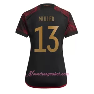 Fotbalové Dresy Německo Thomas Muller 13 Dámské Venkovní MS 2022