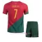 Fotbalové Dresy Portugalsko Cristiano Ronaldo 7 Dětské Domácí MS 2022
