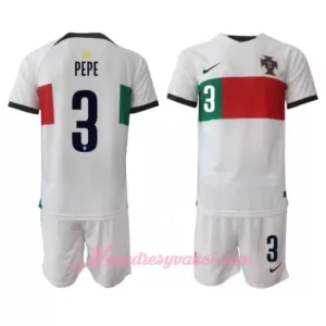 Fotbalové Dresy Portugalsko Pepe 3 Dětské Venkovní MS 2022