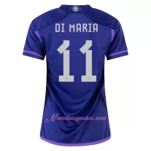 Fotbalové Dresy Argentina Ángel Di María 11 Dámské Venkovní MS 2022 Fotbalové Dresy Argentina Ángel Di María 11 Dámské Venkovní MS 2022