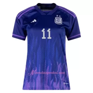 Fotbalové Dresy Argentina Ángel Di María 11 Dámské Venkovní MS 2022