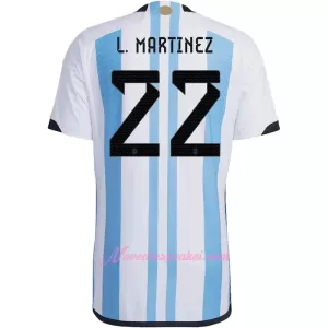 Fotbalové Dresy Argentina L. MARTINEZ 22 Domácí MS 2022 Fotbalové Dresy Argentina L. MARTINEZ 22 Domácí MS 2022