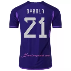 Fotbalové Dresy Argentina Paulo Dybala 21 Venkovní MS 2022 Fotbalové Dresy Argentina Paulo Dybala 21 Venkovní MS 2022