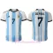 Fotbalové Dresy Argentina Rodrigo de Paul 7 Domácí MS 2022