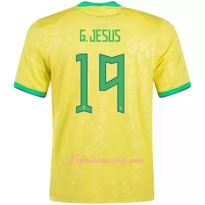 Fotbalové Dresy Brazílie G. JESUS 19 Domácí MS 2022 Fotbalové Dresy Brazílie G. JESUS 19 Domácí MS 2022