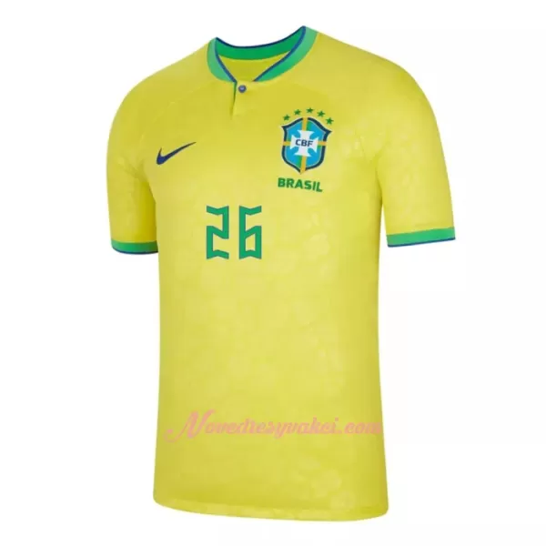 Fotbalové Dresy Brazílie Rodrygo Goes 26 Domácí MS 2022