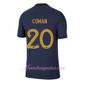Fotbalové Dresy Francie Kingsley Coman 20 Domácí MS 2022