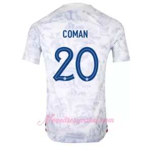 Fotbalové Dresy Francie Kingsley Coman 20 Venkovní MS 2022