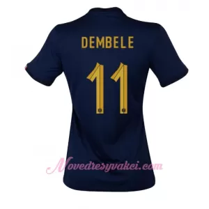 Fotbalové Dresy Francie Ousmane Dembélé 11 Dámské Domácí MS 2022