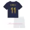 Fotbalové Dresy Francie Ousmane Dembélé 11 Dětské Domácí MS 2022